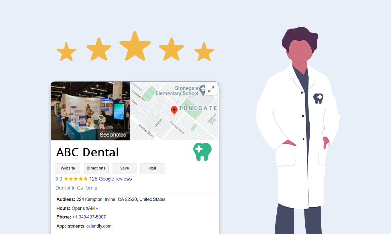 dental office builds trust by Online Reputation management